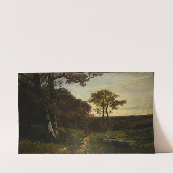 Les grands bois de Fenioux (Saintonge) (1873) by Louis-Auguste Auguin