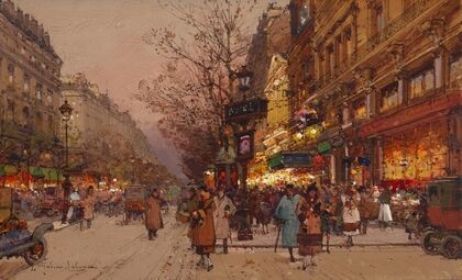 Les Grands Boulevards près du théâtre des variétés