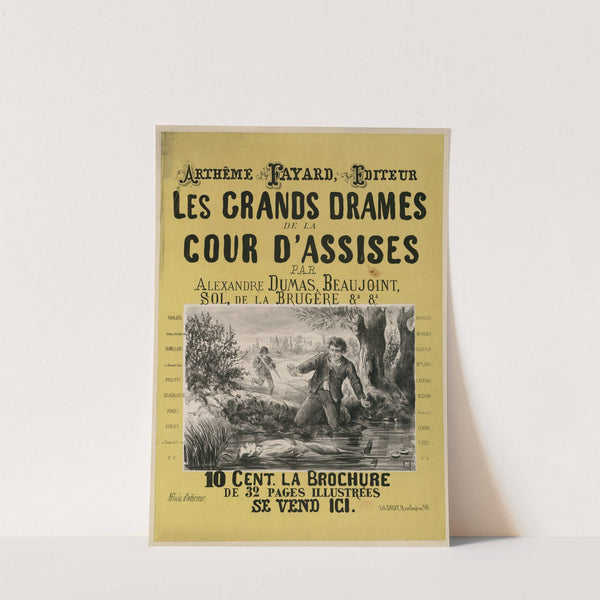 Les Grands drames de la Cour d’assises par Alexandre Dumas (1869) by Lith. Salvy