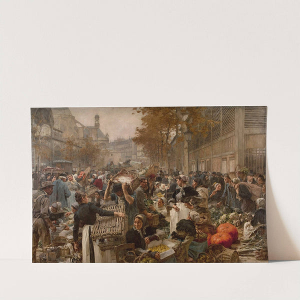 Les Halles by Léon Augustin Lhermitte