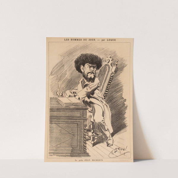 Les hommes du jour Le poète Jean Richepin by Manuel Luque