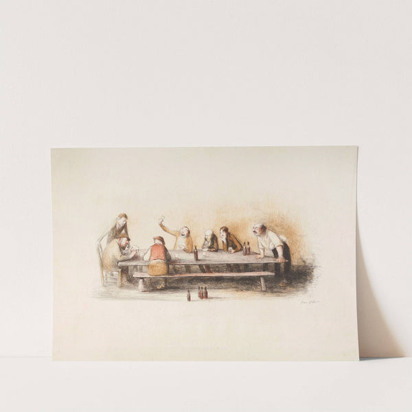 Les Joueurs de cartes (1905) by Jean Veber