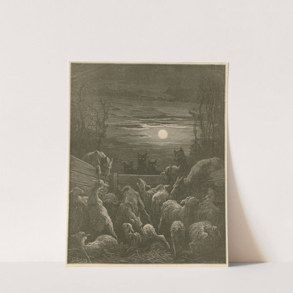 Les loups et les brebis (1860-1869) by Gustave Doré