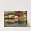 Les Maisons sur l’eau, Berneval ou le Canal – clair de lune by Henri Le Sidaner