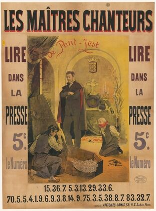 Les Maîtres chanteurs par René de Pont – Jest. Lire dans la presse 5c. le numéro (1890)