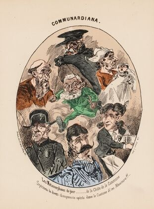 Les métamorphoses du jour. de la chûte de la Commune Spécimen de divers changements opérés d (1871)