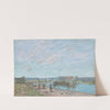 Les oies à Saint-Mammès (circa 1886-1890) by Alfred Sisley