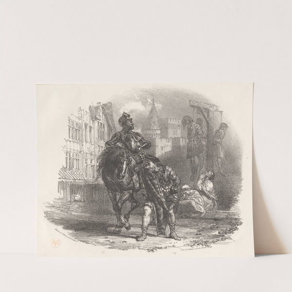 Les Pendus by Richard Parkes Bonington