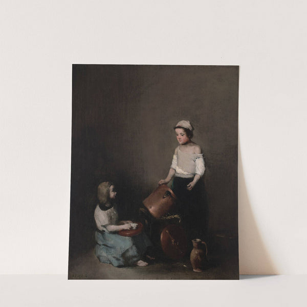 Les petites récureuses by Théodule Ribot