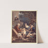 Les Plaisirs Paternels by Philibert-Louis Debucourt