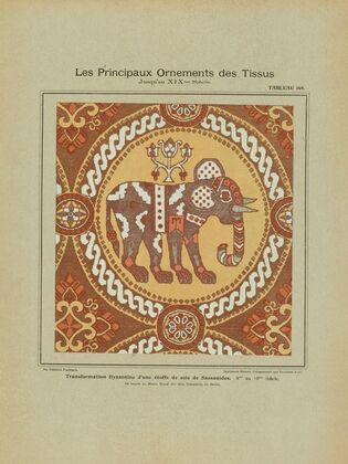 Les principaux ornaments des tissus jusqu’au XIXme siècle Pl.07