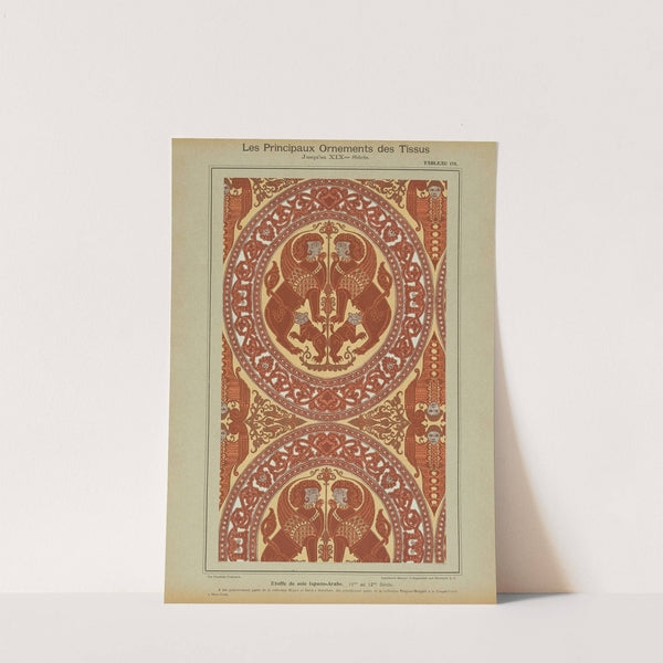 Les principaux ornaments des tissus jusqu&#8217;au XIXme siècle Pl.16 (1902) by Friedrich Fischbach