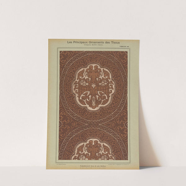 Les principaux ornaments des tissus jusqu&#039;au XIXme siècle Pl.27 by Friedrich Fischbach