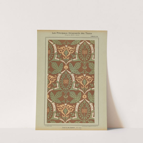 Les principaux ornaments des tissus jusqu&#039;au XIXme siècle Pl.42 by Friedrich Fischbach
