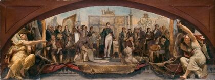 Les quatre Ã¢ges artistiques de la France – PrÃ©sentation des plans Ã  NapolÃ©on