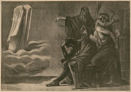 Les remords de Macbeth [Macbeth, act IV, scene 1]