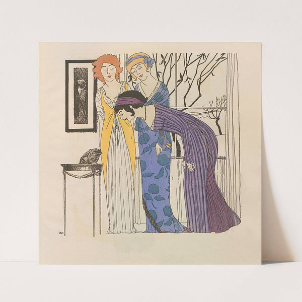Les robes de Paul Poiret Pl.03 (1908) by Paul Iribe
