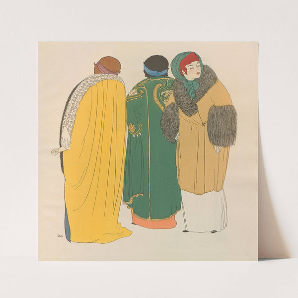 Les robes de Paul Poiret Pl.09 (1908) by Paul Iribe