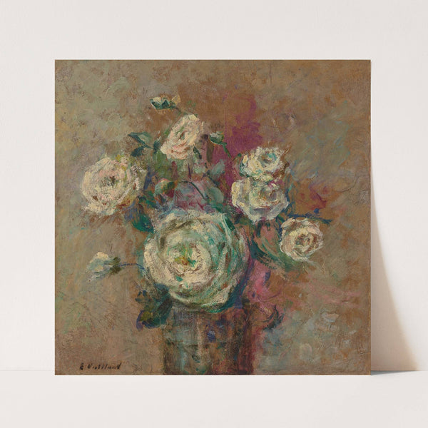 Les roses blanches (1907) by Édouard Vuillard