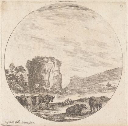 Les ruines d’un temple antique