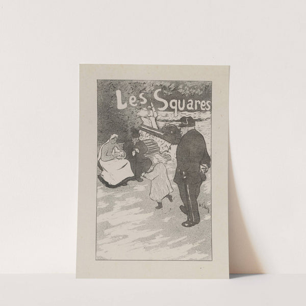 Les Squares (1893) by Henri-Gabriel Ibels