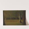 Les Statues Dans Le Parc De Versailles by Henri Le Sidaner
