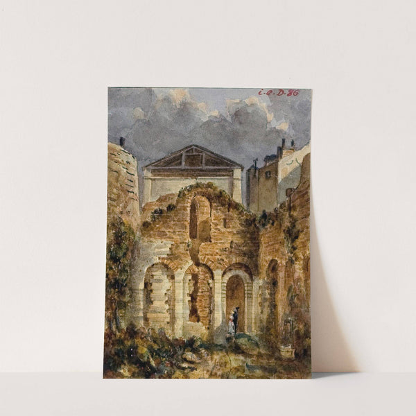 Les thermes de Julien. by Auguste-Sébastien Bénard
