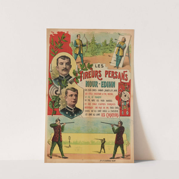 LES TIREURS PERSANS NOUR-EDIHN (1900) by Vecchi da Matta