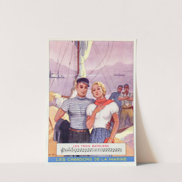 Les trois bateliers by G. Garry
