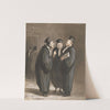 Les trois juges by Honoré Daumier