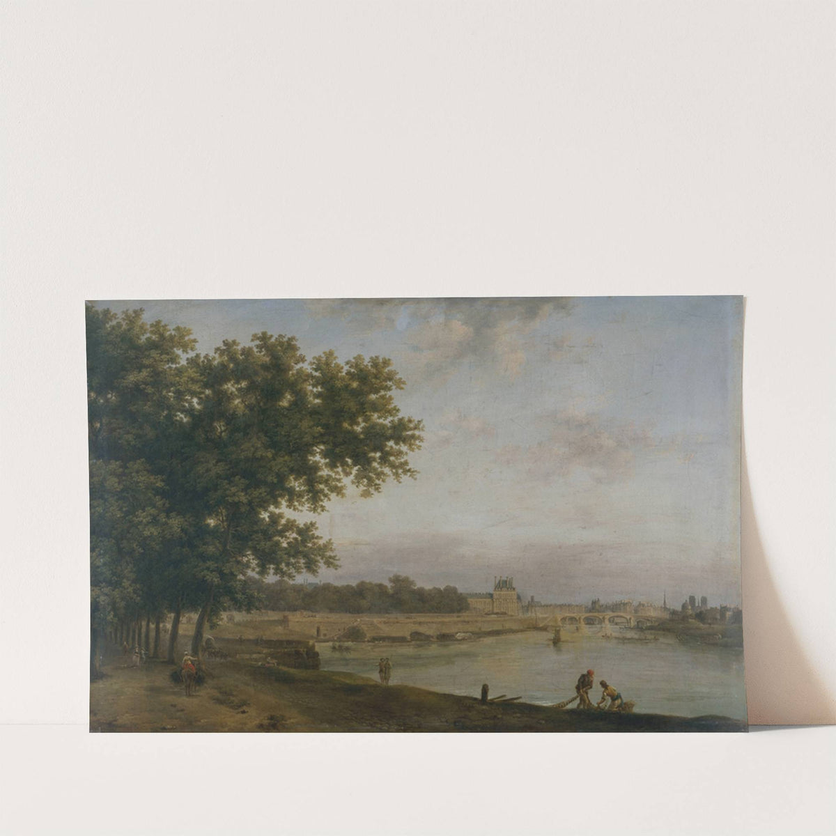 Les Tuileries et le Pont Royal, vus du Cours-la-Reine by Jean-Baptiste François Genillion