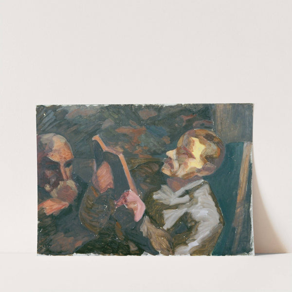 Lesender alter Mann by Walther Gamerith