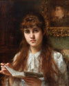 Lesendes Mädchen