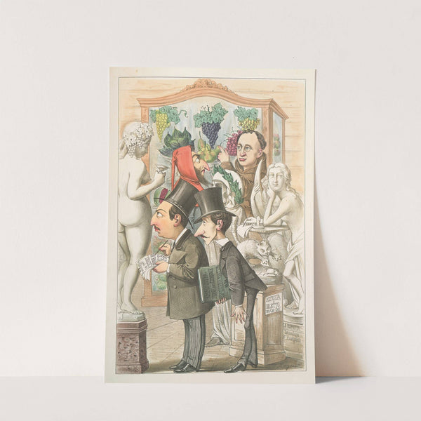 L&#8217;esposizione marittima visitata da Dante e Virgilio Pl.19 (1871) by Antonio Manganaro