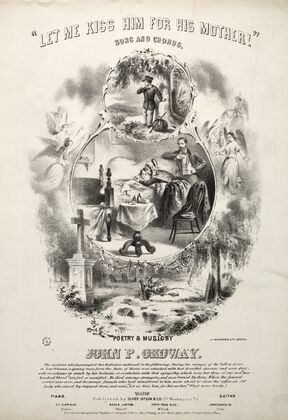 Let me Kiss him for his Mothers – Sheet Music Cover (c. 1859)
