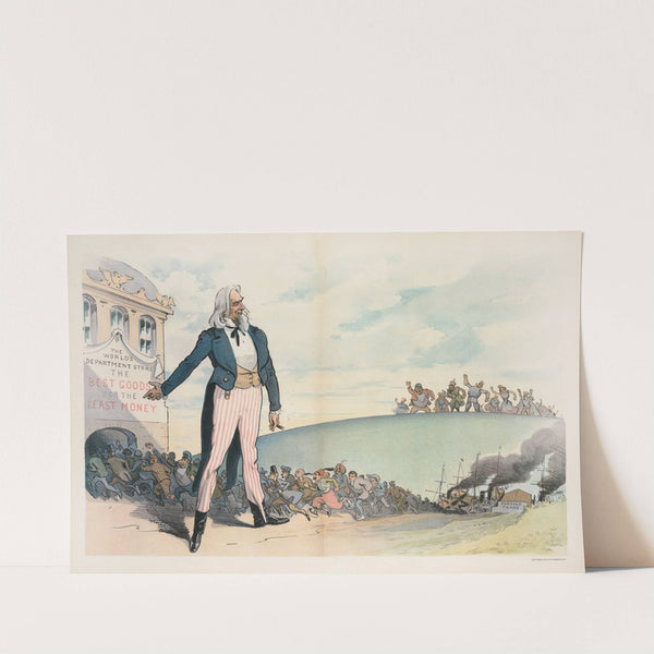 Let the foreigner rage! (1901) by Udo Keppler