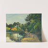 L’étang Au Soleil Couchant, Montfoucault (1874) by Camille Pissarro