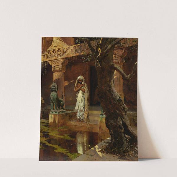 L&#039;étang sacré by Rudolf Ernst