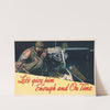 Let&#039;s give him enough and on time by Norman Rockwell