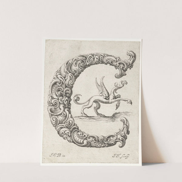 Letter C (1645-1650) by Jeremias Falck