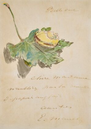 Letter Decorated with a Snail on a Leaf — size preview