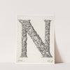 Letter N (1645-1650) by Jeremias Falck
