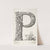 Letter P (1645-1650) by Jeremias Falck