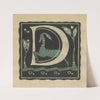 Letters designed and cut on linoleum blocks Pl.04 (1920) by Columbia University Teachers College
