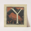 Letters designed and cut on linoleum blocks Pl.25 (1920) by Columbia University Teachers College