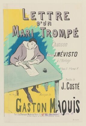 Lettre – d’un – Mari Trompé – Chanson – Créée par J. Mévisto – à l’Horloge (1895)
