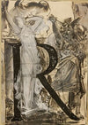 Lettre ornée R.