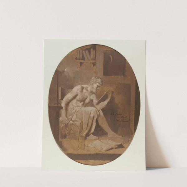 L&#039;Etude by Pierre Puvis de Chavannes