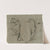 Leunende, half voorover gebogen vrouw: rugfiguur by David Humbert de Superville