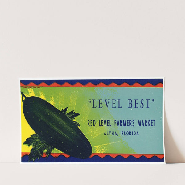 Level Best Vegetable Label (1930-1950)